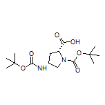 (2R,4R)-1-Boc-4-(Boc-amino)pyrrolidine-2-carboxylic Acid