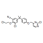 3-Chloro-2-(2-chloroethoxy)-5-[2-[4-[(2-chloropyrimidin-4-yl)methoxy]phenyl]propan-2-yl]benzonitrile