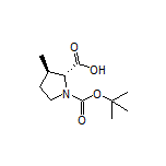 (2R,3R)-1-Boc-3-methylpyrrolidine-2-carboxylic Acid