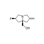 [(2R,7aR)-2-Fluoro-6-methylenehexahydro-1H-pyrrolizin-7a-yl]methanol