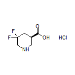 (R)-5,5-Difluoropiperidine-3-carboxylic Acid Hydrochloride