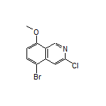 5-Bromo-3-chloro-8-methoxyisoquinoline