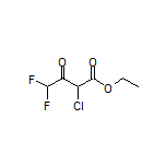 Ethyl 2-Chloro-4,4-difluoro-3-oxobutanoate
