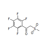 2-(Methylsulfonyl)-1-(perfluorophenyl)ethan-1-one