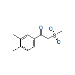 1-(3,4-Dimethylphenyl)-2-(methylsulfonyl)ethan-1-one
