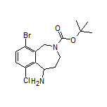 2-Boc-9-bromo-6-chloro-2,3,4,5-tetrahydro-1H-benzo[c]azepin-5-amine