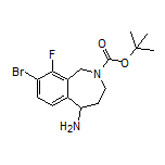 2-Boc-8-bromo-9-fluoro-2,3,4,5-tetrahydro-1H-benzo[c]azepin-5-amine