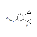 1-Cyclopropyl-4-isocyanato-2-(trifluoromethyl)benzene