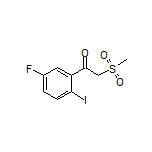 1-(5-Fluoro-2-iodophenyl)-2-(methylsulfonyl)ethan-1-one