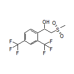 1-[2,4-Bis(trifluoromethyl)phenyl]-2-(methylsulfonyl)ethan-1-ol