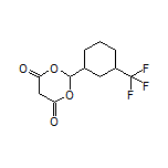 2-[3-(Trifluoromethyl)cyclohexyl]-1,3-dioxane-4,6-dione