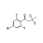 1-(4-Bromo-2,6-difluorophenyl)-2-(methylsulfonyl)ethan-1-one