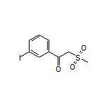 1-(3-Iodophenyl)-2-(methylsulfonyl)ethan-1-one