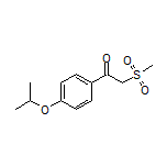 1-(4-Isopropoxyphenyl)-2-(methylsulfonyl)ethan-1-one