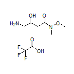 4-Amino-3-hydroxy-N-methoxy-N-methylbutanamide Trifluoroacetate