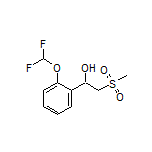 1-[2-(Difluoromethoxy)phenyl]-2-(methylsulfonyl)ethan-1-ol