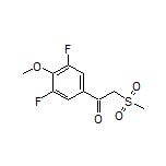 1-(3,5-Difluoro-4-methoxyphenyl)-2-(methylsulfonyl)ethan-1-one