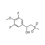 1-(3,5-Difluoro-4-methoxyphenyl)-2-(methylsulfonyl)ethan-1-ol