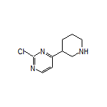 2-Chloro-4-(3-piperidyl)pyrimidine