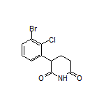 3-(3-Bromo-2-chlorophenyl)piperidine-2,6-dione