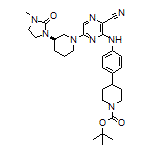 (R)-3-[[4-(1-Boc-4-piperidyl)phenyl]amino]-5-[3-(3-methyl-2-oxoimidazolidin-1-yl)-1-piperidyl]pyrazine-2-carbonitrile