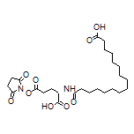 (S)-16-[[1-Carboxy-4-[(2,5-dioxo-1-pyrrolidinyl)oxy]-4-oxobutyl]amino]-16-oxohexadecanoic Acid