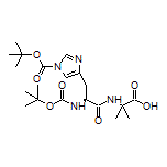(S)-2-[3-(1-Boc-4-imidazolyl)-2-(Boc-amino)propanamido]-2-methylpropanoic Acid