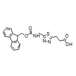 3-[5-[(Fmoc-amino)methyl]-1,3,4-thiadiazol-2-yl]propanoic Acid