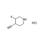 4-Ethynyl-3-fluoropiperidine Hydrochloride