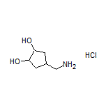 4-(Aminomethyl)cyclopentane-1,2-diol Hydrochloride