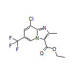Ethyl 8-Chloro-2-methyl-6-(trifluoromethyl)imidazo[1,2-a]pyridine-3-carboxylate