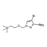 4-Bromo-1-[[2-(trimethylsilyl)ethoxy]methyl]-1H-pyrazole-3-carbonitrile