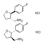 rac-(2R,3S)-2-(4-Fluorophenyl)tetrahydrofuran-3-methanamine Hydrochloride