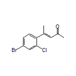 (E)-4-(4-Bromo-2-chlorophenyl)pent-3-en-2-one