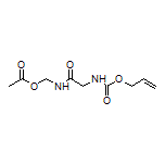 [2-[[(Allyloxy)carbonyl]amino]acetamido]methyl Acetate