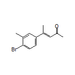 (E)-4-(4-Bromo-3-methylphenyl)pent-3-en-2-one