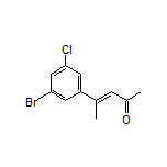 (E)-4-(3-Bromo-5-chlorophenyl)pent-3-en-2-one