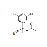 2-(3,5-Dichlorophenyl)-2-methyl-4-oxopentanenitrile