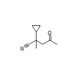 2-Cyclopropyl-2-methyl-4-oxopentanenitrile