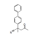 2-(4-Biphenylyl)-2-methyl-4-oxopentanenitrile