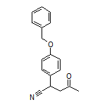 2-[4-(Benzyloxy)phenyl]-4-oxopentanenitrile