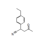 2-(4-Ethylphenyl)-4-oxopentanenitrile