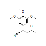 4-Oxo-2-(3,4,5-trimethoxyphenyl)pentanenitrile