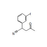 2-(3-Iodophenyl)-4-oxopentanenitrile