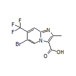 6-Bromo-2-methyl-7-(trifluoromethyl)imidazo[1,2-a]pyridine-3-carboxylic Acid