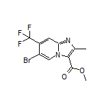 Methyl 6-Bromo-2-methyl-7-(trifluoromethyl)imidazo[1,2-a]pyridine-3-carboxylate