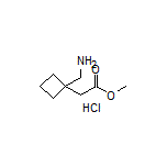 Methyl 2-[1-(Aminomethyl)cyclobutyl]acetate Hydrochloride