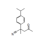 2-(4-Isopropylphenyl)-2-methyl-4-oxopentanenitrile