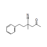 2-Methyl-4-oxo-2-phenethylpentanenitrile