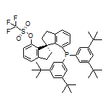 (R)-7’-[Bis(3,5-di-tert-butylphenyl)phosphanyl]-2,2’,3,3’-tetrahydro-1,1’-spirobi[inden]-7-yl Trifluoromethanesulfonate